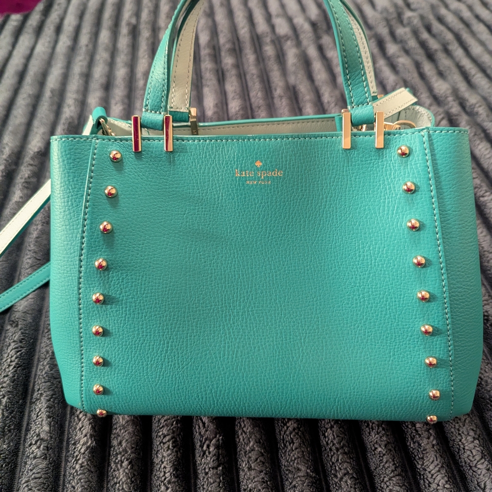 Kate Spade Teal Handbag - Picture 2 of 6